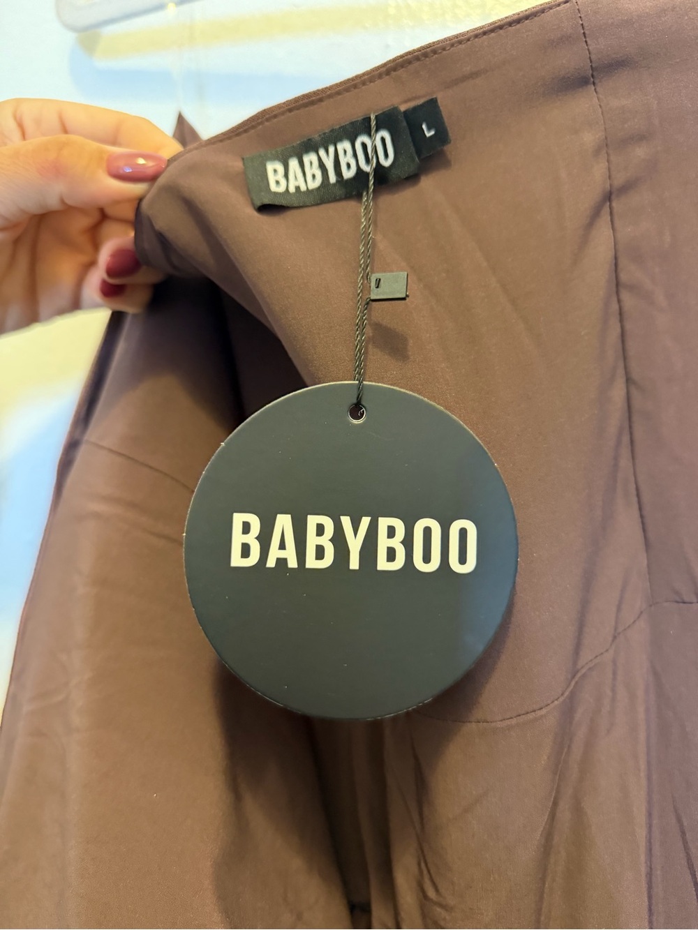 Babyboo Maliyah Maxi Dress - Plum Brown - Picture 11 of 12